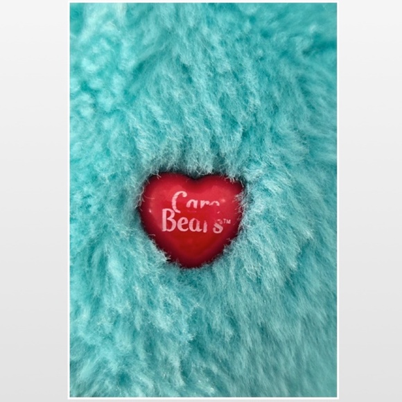 Vintage 04 Care Bears Plush Toy Kids Teddy Bear Blue Thanks A Lot Bear Rainbow - Picture 11 of 15